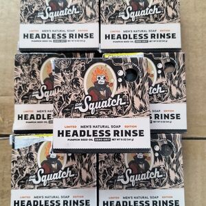 Dr. Squatch Headless Rinse Bar Soap Zero Grit 7 Packs Limited Edition